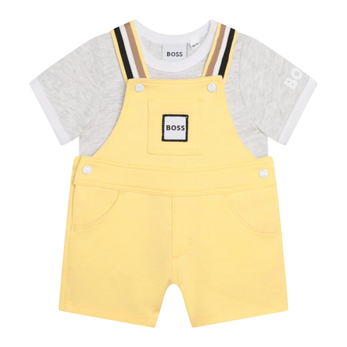 Foto do Produto CONJUNTO BOSS KIDS J98409 AMARILLO