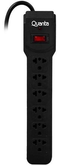 Foto do Produto Filtro de Linha Quanta QTF01 - 6 Tomadas