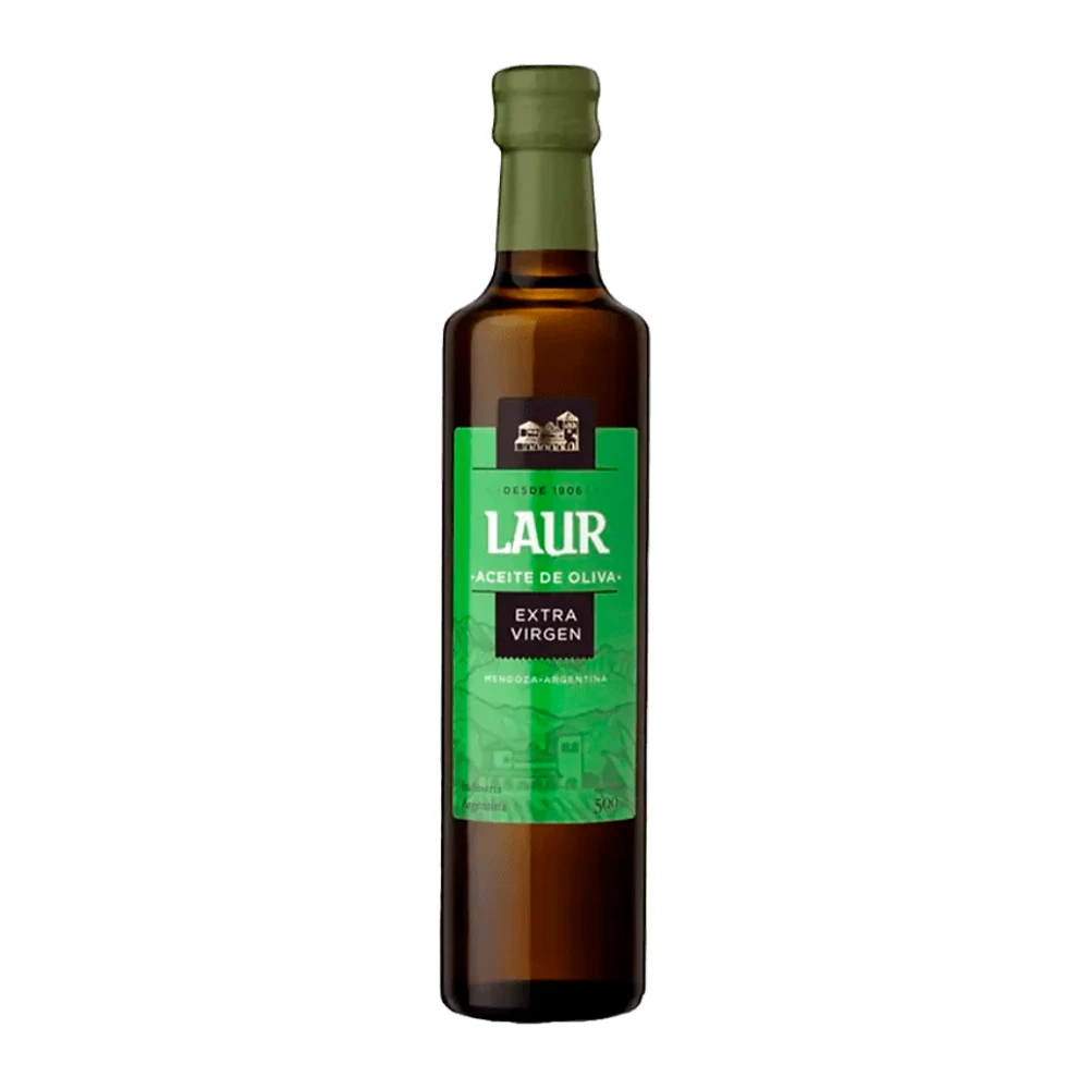Foto do Produto Azeite Laur de Oliva Extra Virgem Sem Glutem Garrafa 500Ml