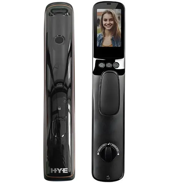 Foto do Produto Fechadura Eletrônica para Porta HYE 822A com Câmera - Preta