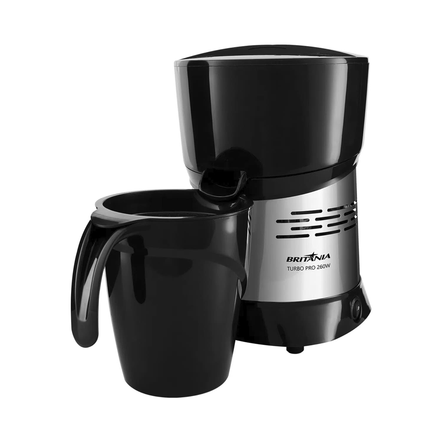 Foto do Produto Espremedor Elétrico Britania Turbo Pro - 260W - 1.3L  - Bivolt - 50/60Hz - Preto