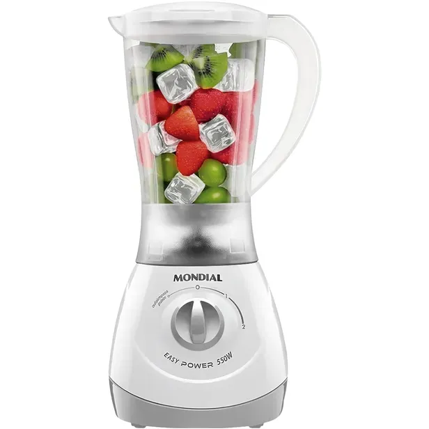 Foto do Produto MONDIAL LICUADORA L-550-W EASY POWER 550W/2VEL/220V BLANCO