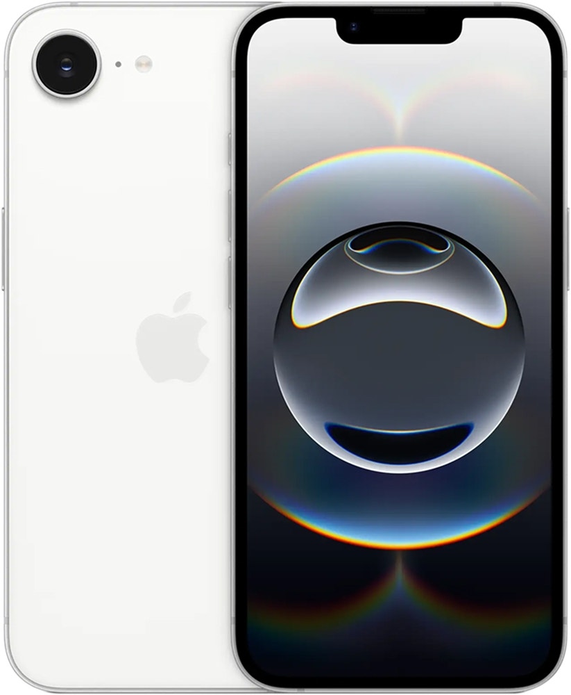Foto do Produto Apple iPhone 16e 256GB White MD0G4LL (eSIM)