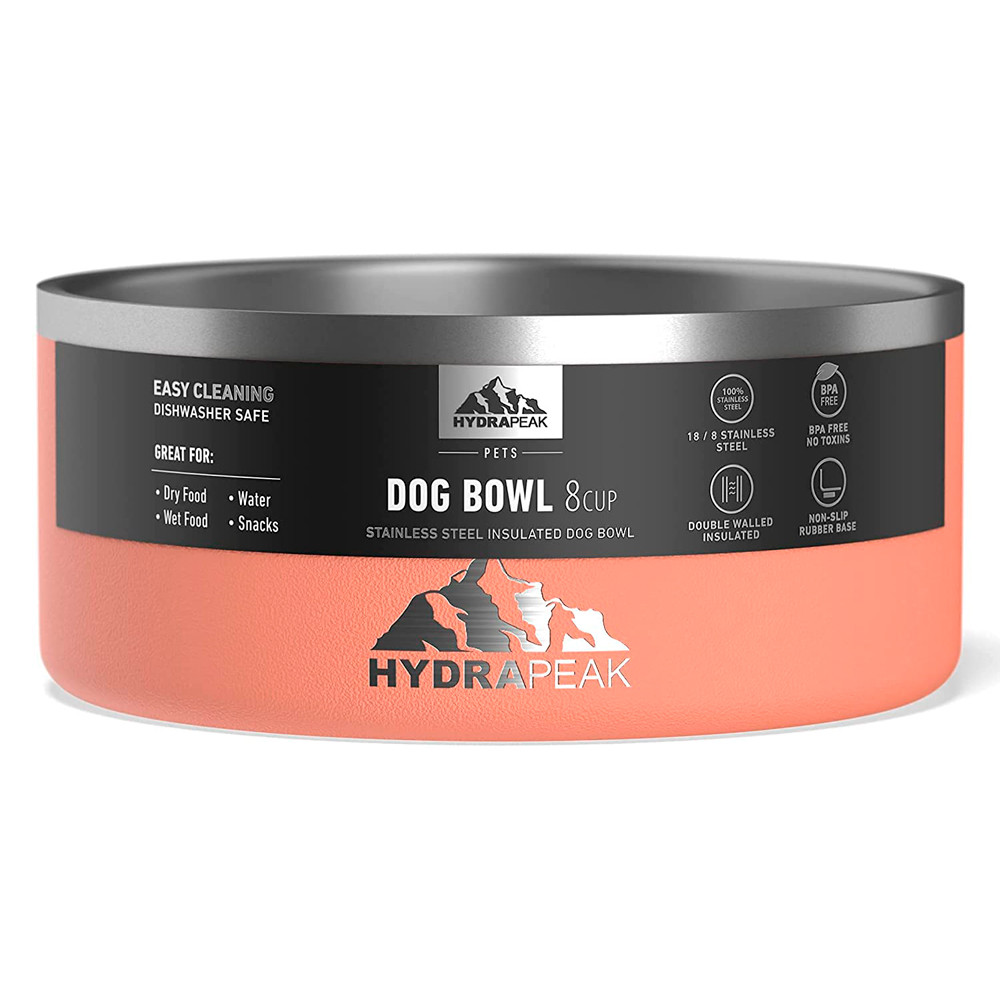 Foto do Produto Comedouro Para Cachorro Hydrapeak HP-BOWL-8-PEACH 2L - Pêssego
