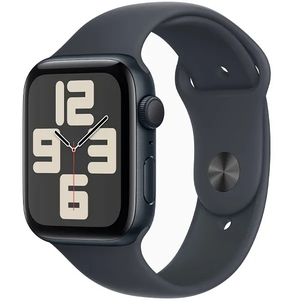 Foto do Produto Apple Watch SE 2nd Generation 44 mm/M/L MXEK3LL A2723 GPS - Midnight Aluminum/Midnight Sport