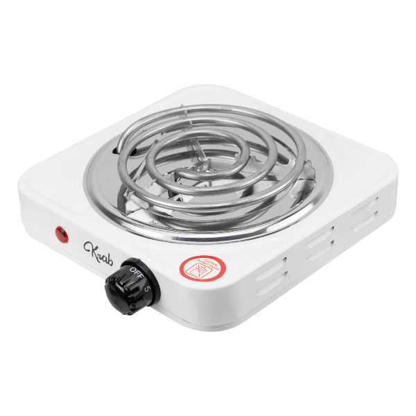Foto do Produto Fogareiro Eletrico Krab KBCE1001 / 1000W / 1 Boca / 5 Temperaturas / 220V - Branco