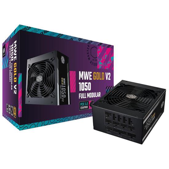 Foto do Produto Fonte Cooler Master ATX MWE Gold V2 1050 80 Plus Gold 1050W