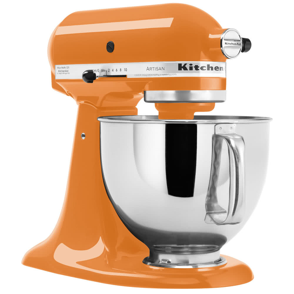 Foto do Produto Batedeira Kitchenaid KSM150PSTG 10 Velocidades 300W 4.8L 120V ? Tangerina