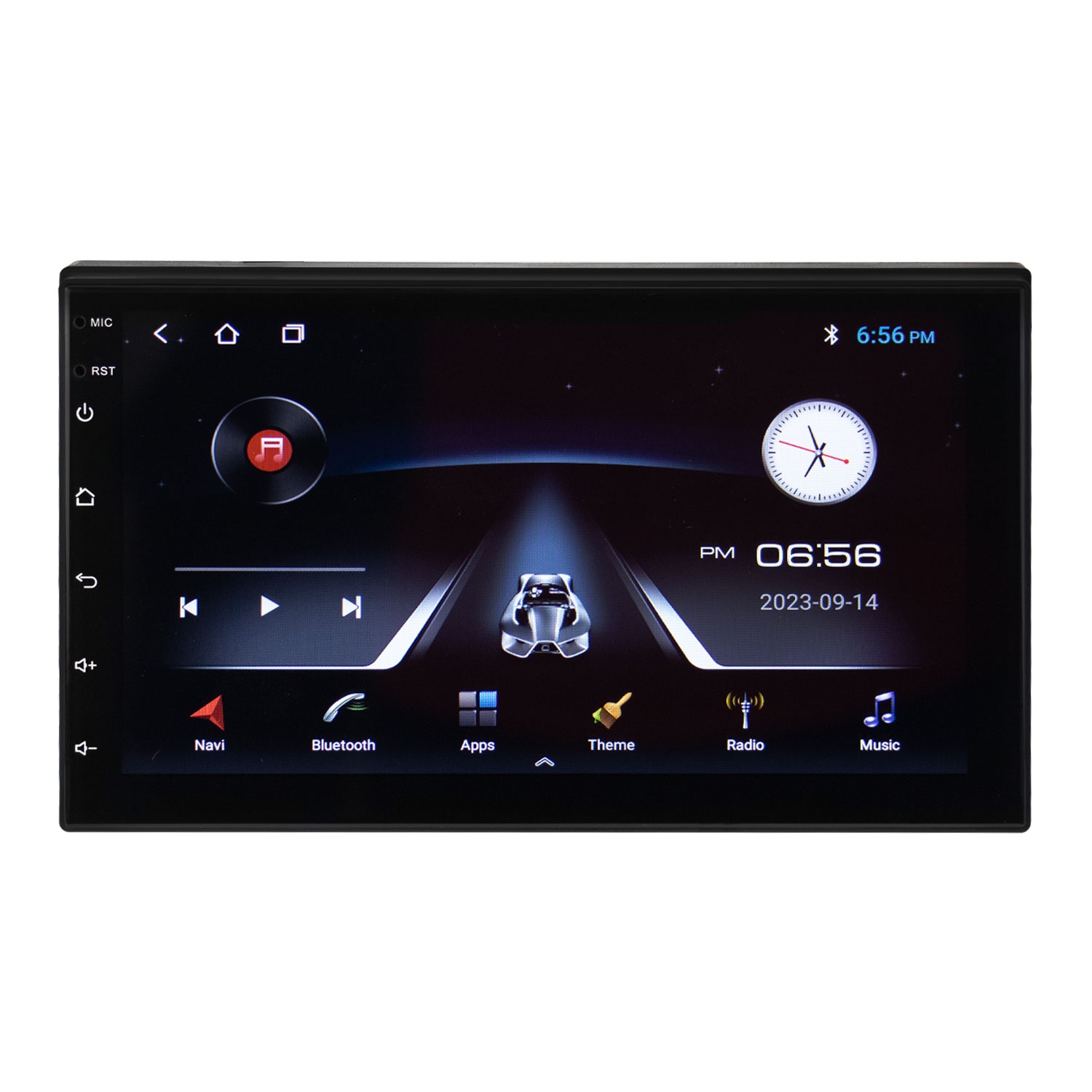 Foto do Produto Central Multimídia Booster BM-205 AND - Universal - USB/SD/AUX - Bluetooth - 7''