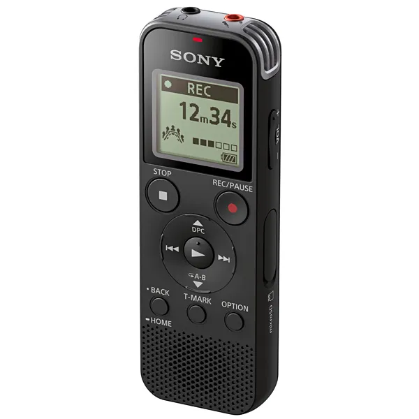 Foto do Produto Gravador de Voz Sony ICD-PX470 com 4GB para até 159 Horas de Gravação - Preto
