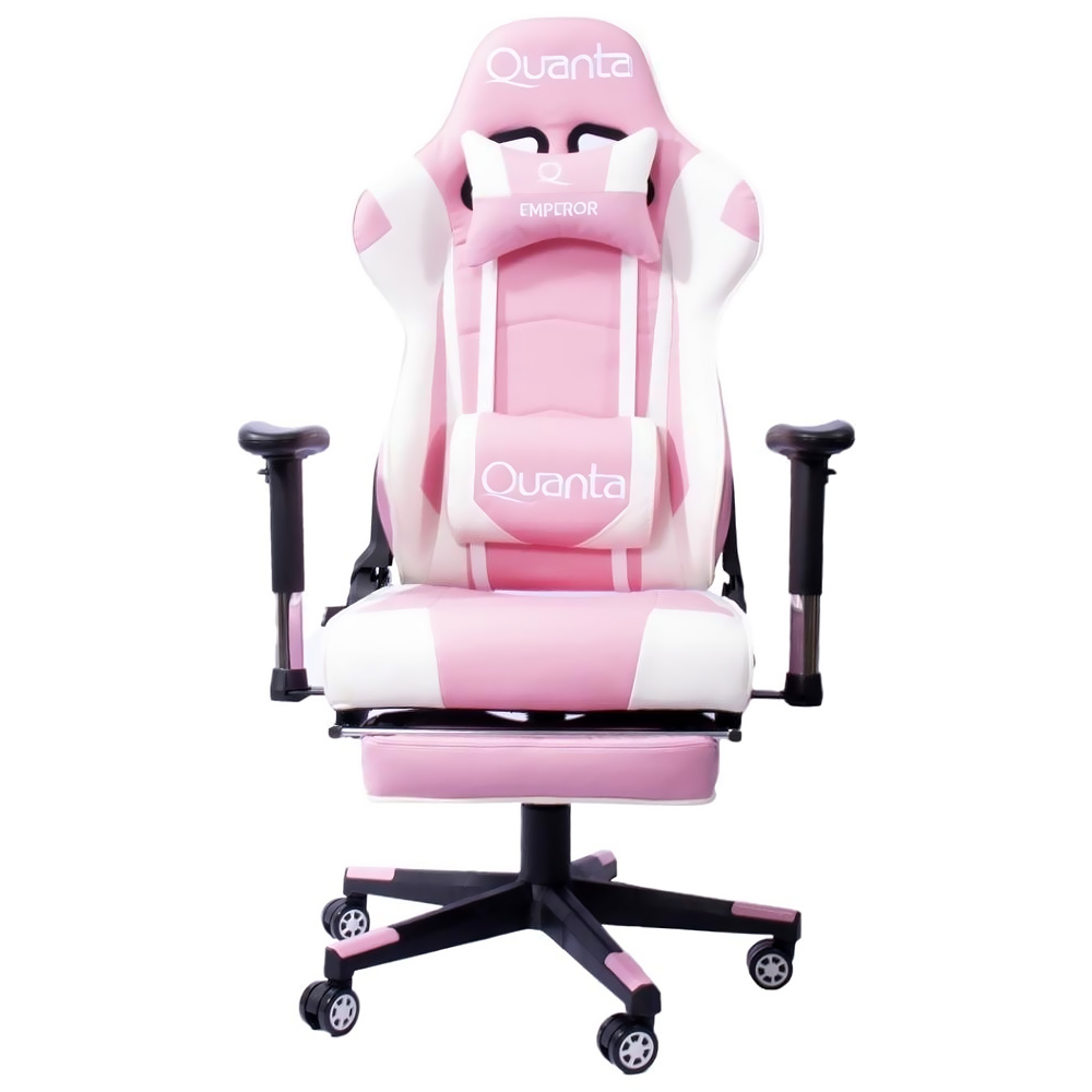 Foto do Produto Cadeira Gamer Quanta Emperor QTGC20 - Rosa / Branco