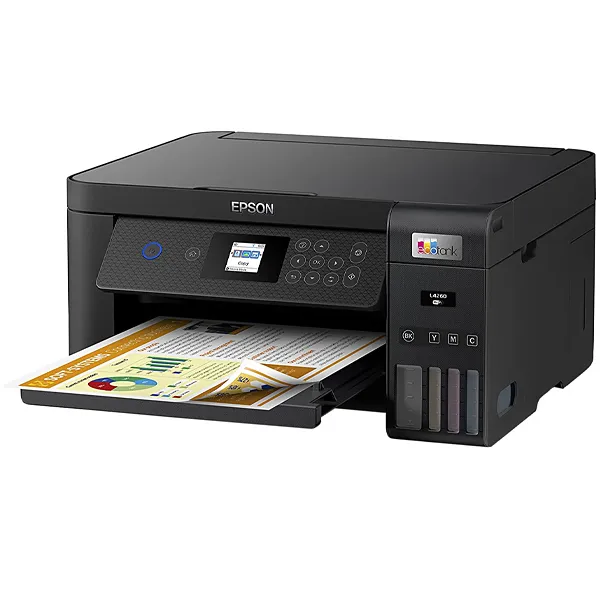 Foto do Produto Impressora Multifuncional Epson EcoTank L4260 3 em 1 com Wi-Fi Bivolt - Preta