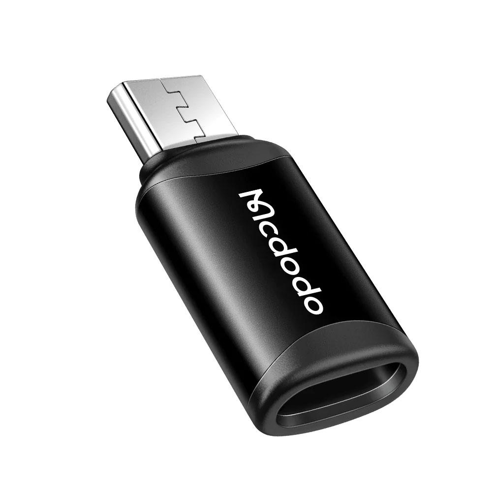 Foto do Produto ADAPTADOR MCDODO OT-7710 LIGHTNING TO MICRO-USB BLACK