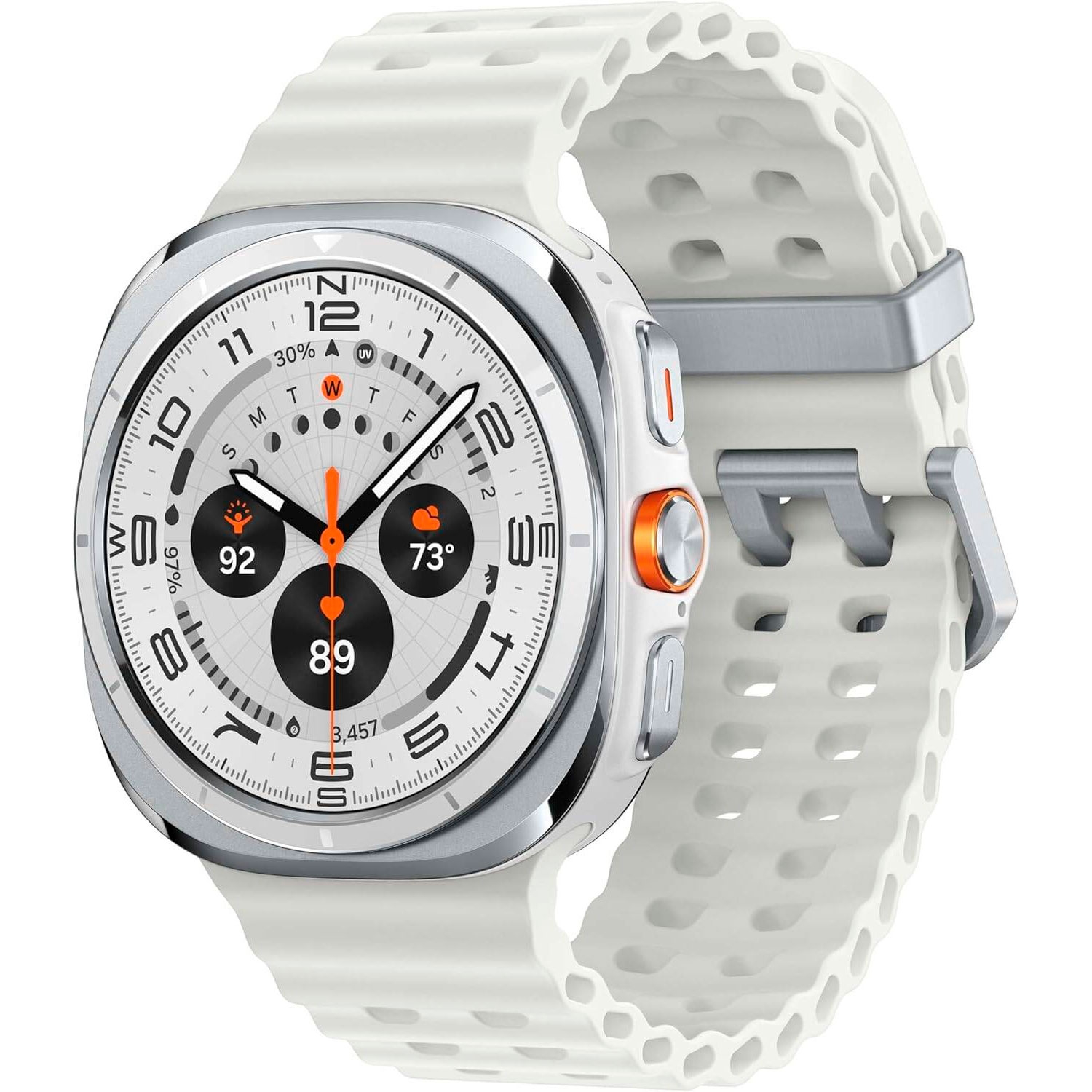 Foto do Produto SmartWatch Samsung Galaxy Watch Ultra SM-L705FZWAGTO - LTE - Wi-Fi/Bluetooth - GPS - 47mm - Titanium White