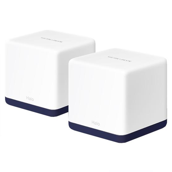 Foto do Produto Roteador Wireless Mercusys Halo H50G AC1900 (2-Pack) 1300MBPS