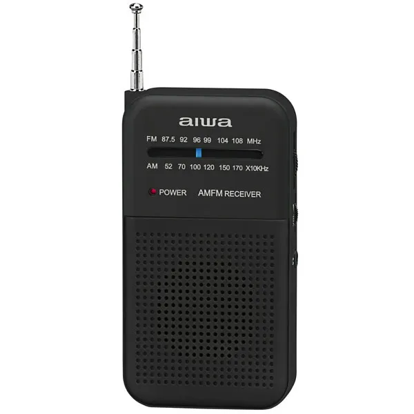 Foto do Produto Rádio Portátil Aiwa AWFML1 a Pilha - Preto