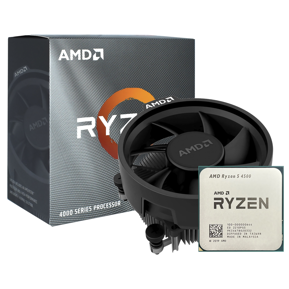 Foto do Produto Processador AMD Ryzen 5 4500 Socket AM4 / 3.6GHz / 11MB