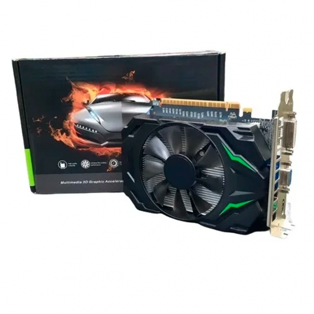 Foto do Produto Placa de Video Star 2GB Nvidia GeForce GT740 GDDR5 128Bits 1059Mhz HDMI, DVI, VGA(D-Sub)