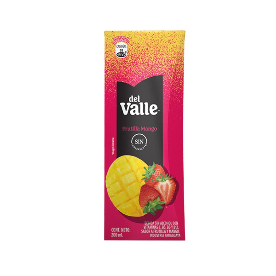 Foto do Produto DEL VALLE JUGO FRUTILLA/MANGO 200ML