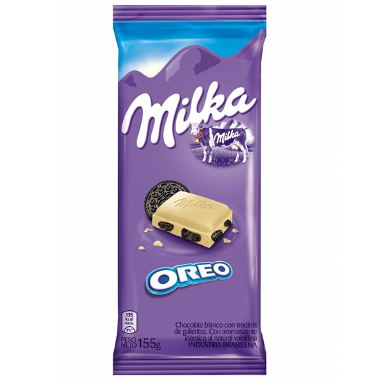 Foto do Produto Chocolate Milka Oreo Branco 155G