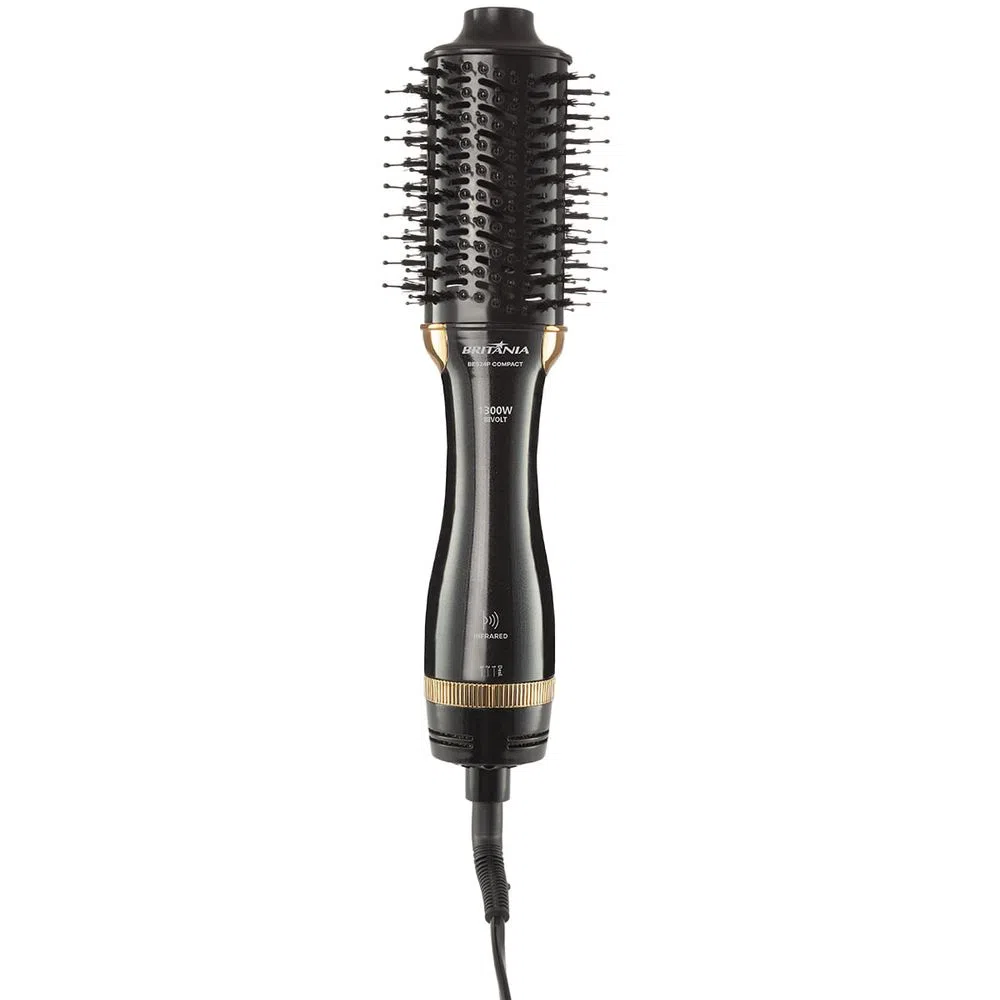 Foto do Produto Escova Secadora Britânia BES24P - 1300W - Bivolt - Preto