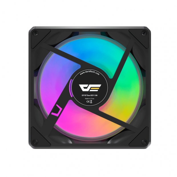 Foto do Produto Cooler Fan de Gabinete Kit com 3, Aigo Darkflash Gauss G24 ARGB, Magnetic 7-pinos/ARGB 3-pinos/PWM 4-pinos, 120mm, Branco