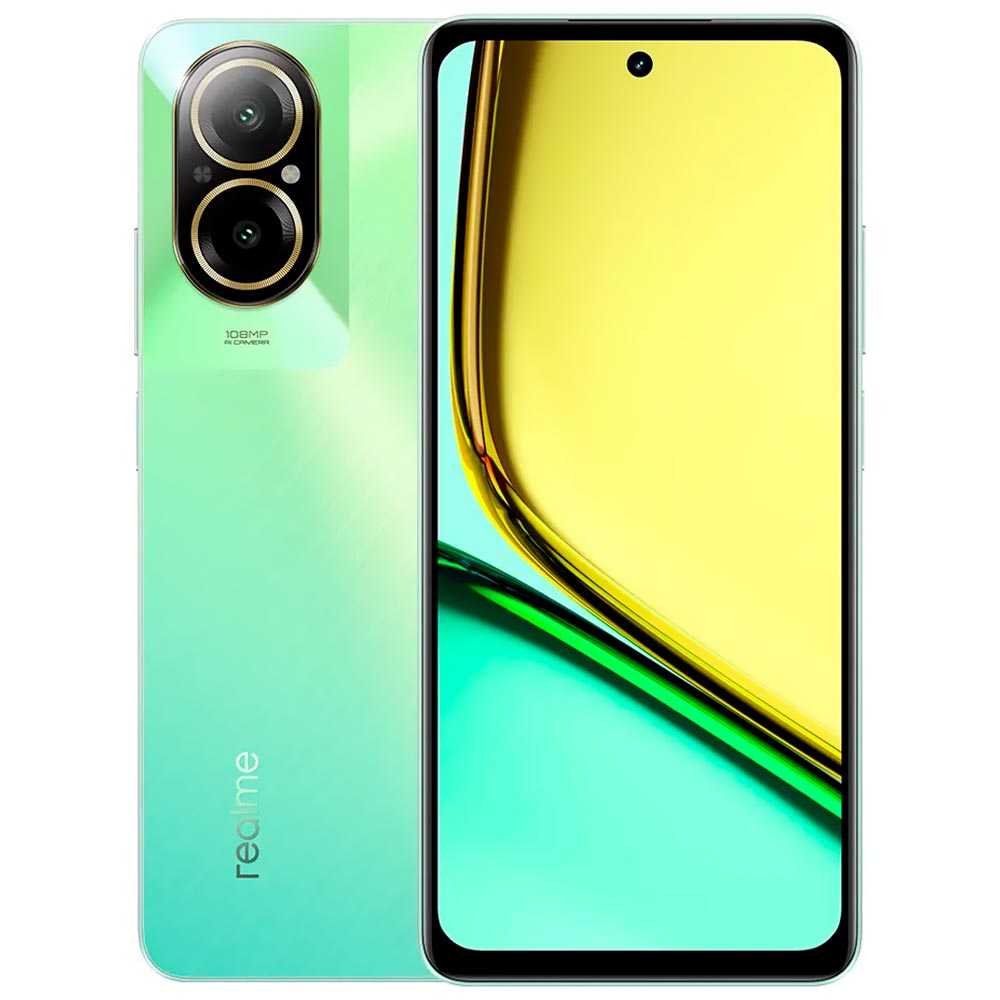 Foto do Produto Celular Realme C67 RMX3890 NFC 8GB de RAM / 256GB / Tela 6.72" / Dual Sim LTE - Sunny Oasis
