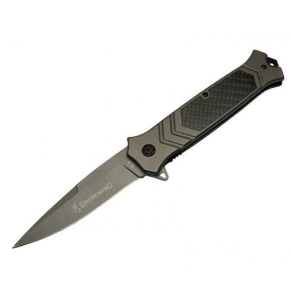 Foto do Produto Tatico Canivete Browning NF6341 De 23.5CM - Cinza/Preto