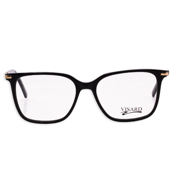 Foto do Produto Armação para Óculos de Grau RX Visard SR1015 54-19-145 C1 - Preto/Dourado
