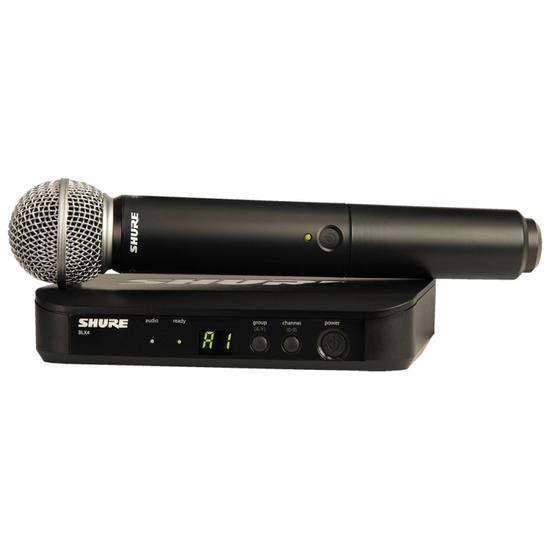 Foto do Produto Microfone Shure BLX24/SM58 Sem Fio