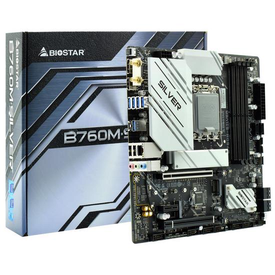 Foto do Produto Placa Mãe Biostar B760M-Silver Intel Soquete LGA 1700