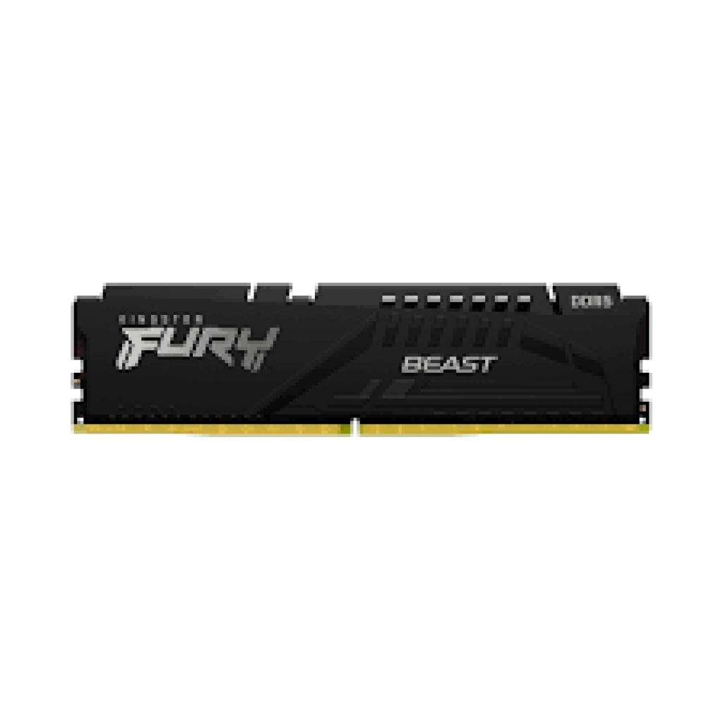 Foto do Produto Memoria DDR5-16GB 5600 Kingston Fury Beast Black