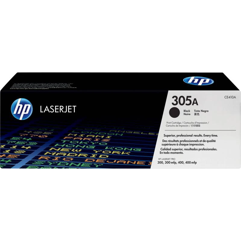 Foto do Produto TONER HP 305A CE410A Negro ( Impressora LaserJet PRO Serie 300 y 400 / 300MFP / 400MFP )