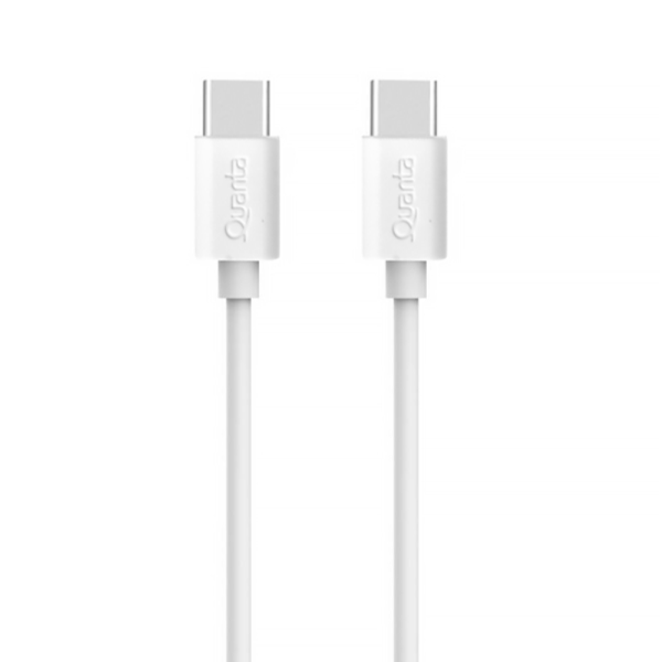 Foto do Produto Cabo USB-C Quanta QTCTC70 de 1 Metro - Branco