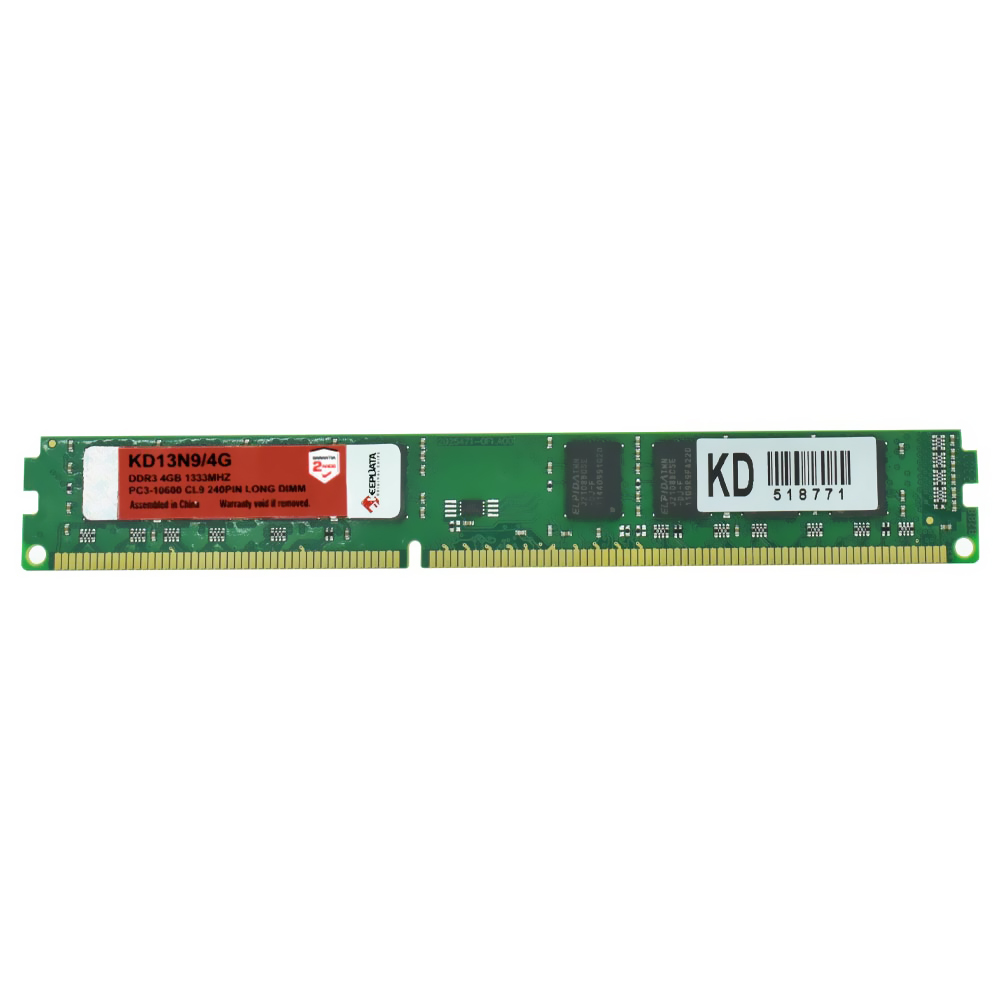 Foto do Produto Memória RAM Keepdata DDR3 4GB 1333MHz -KD13N9/4G