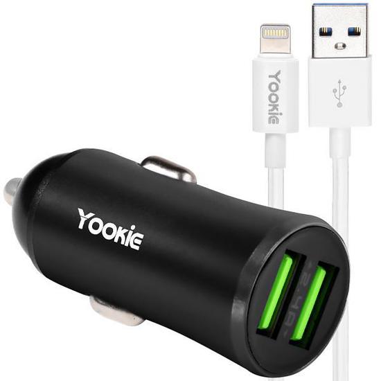 Foto do Produto Carregador Yookie PC1 12V - Cabo Lightning
