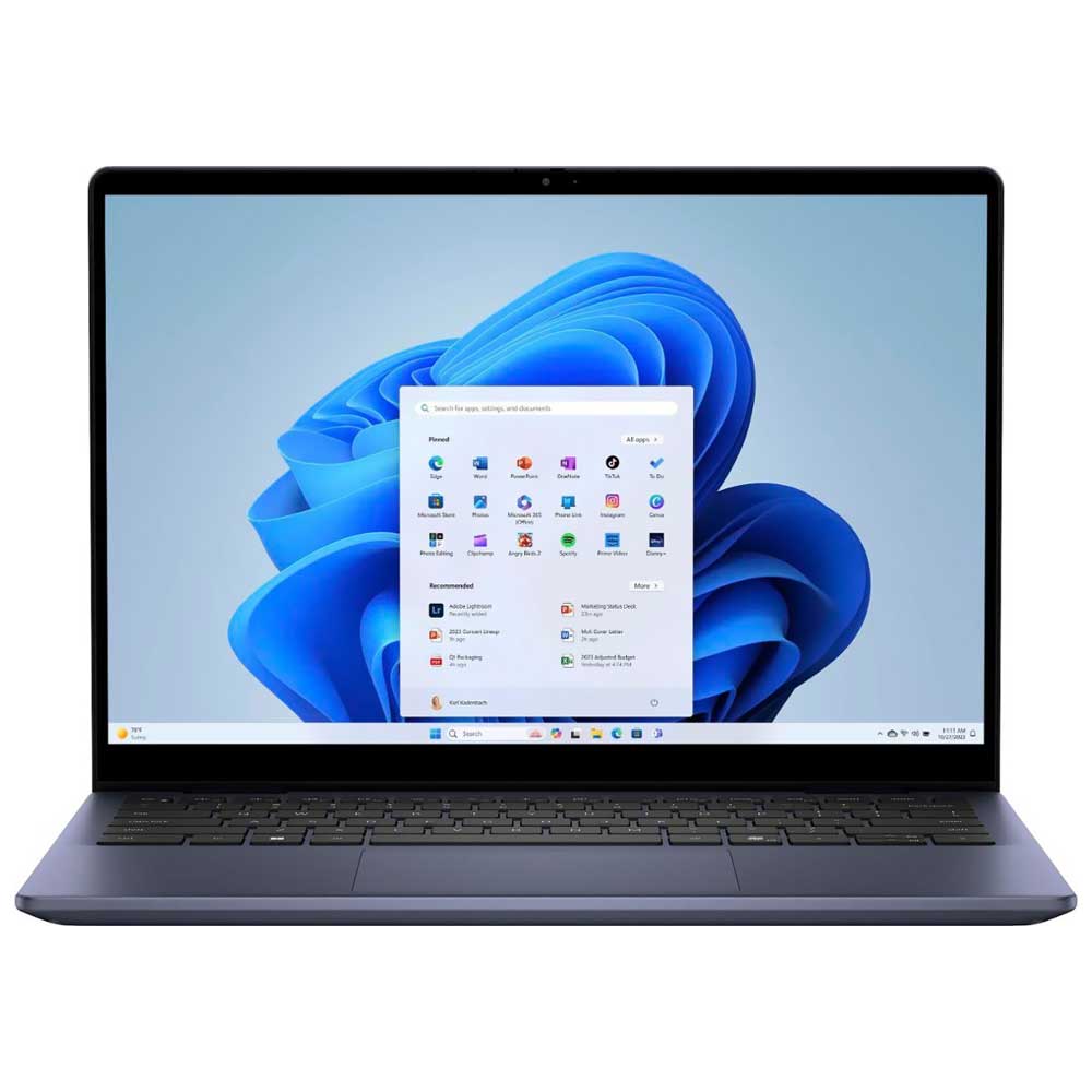 Foto do Produto Notebook Dell Inspiron 14 I7445-5333BLU-PUS AMD Ryzen 5 8640HS Tela Touch Full HD+ 14" / 8GB de RAM / 512GB SSD - Midnight Azul (Ingles)