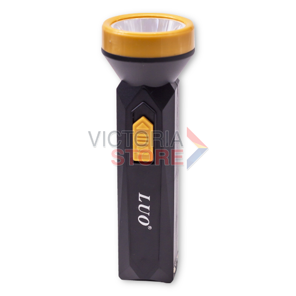 Foto do Produto Lanterna Led Tatico Luo LU-314 Recarregável / 1W / 100M / 400Mah / 110-220V ~ 50/60Hz - Preto/Dourado