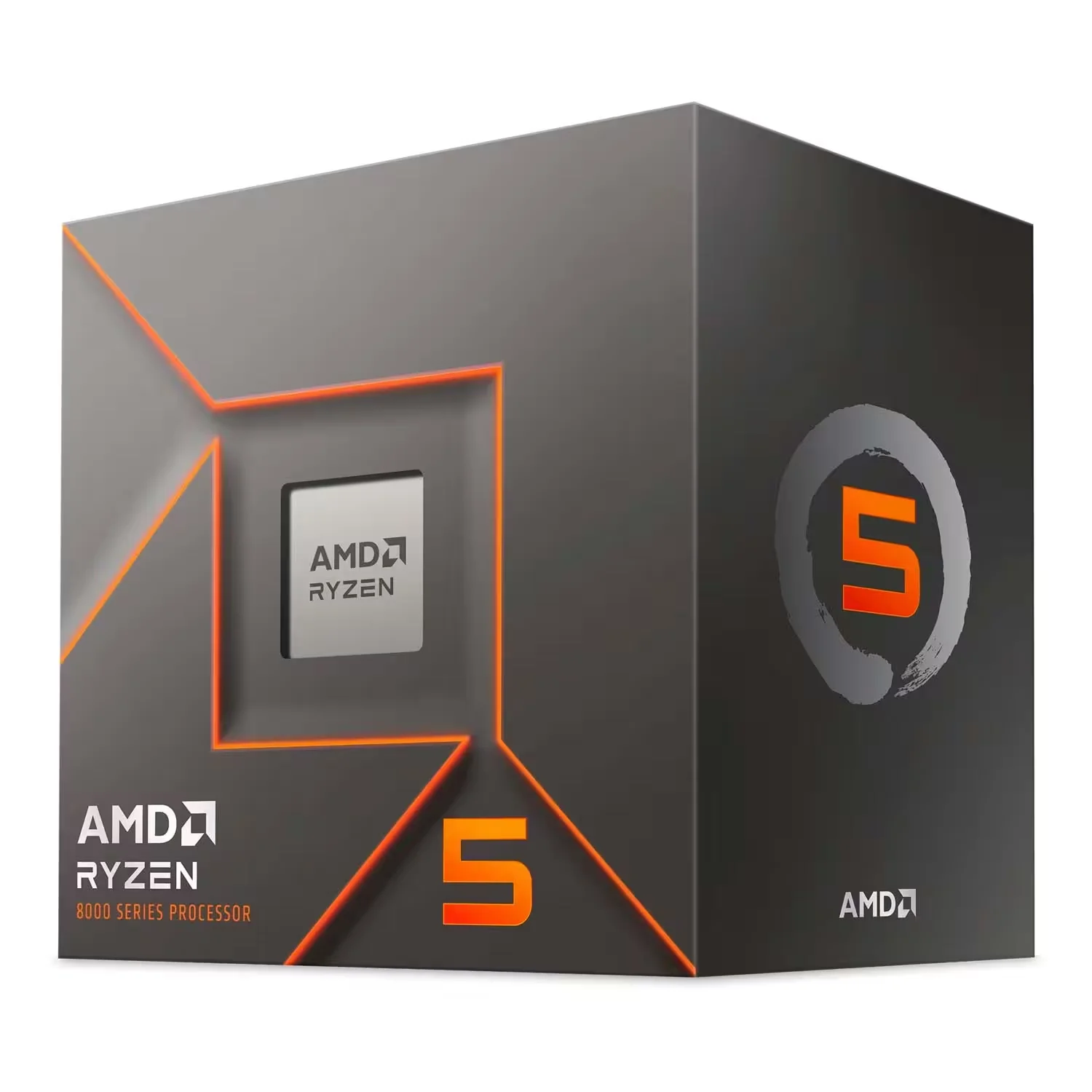 Foto do Produto Processador AMD Ryzen 5 8400F Socket AM5 6 Core 12 Threads 4.2GHz e 4.7GHz Turbo Cache 22MB