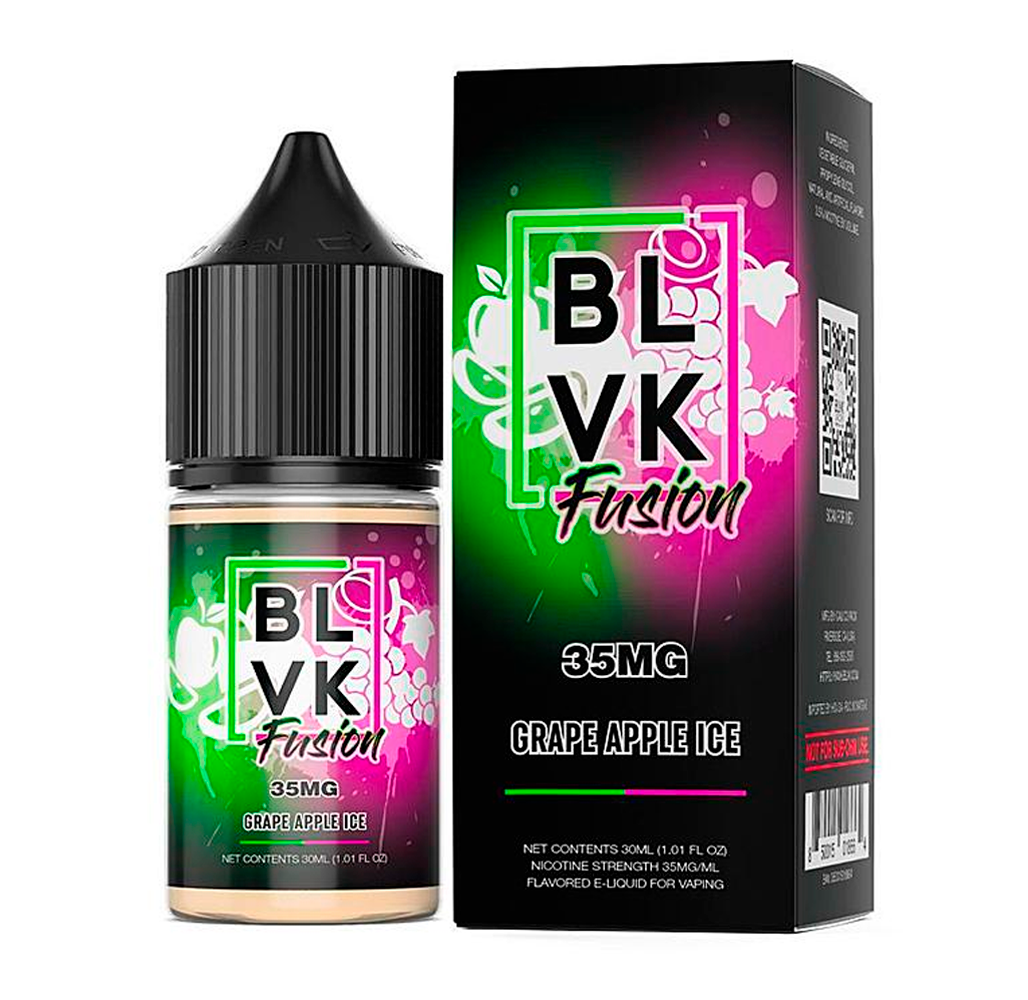 Foto do Produto LIQ BLVK SALT 35MG FUSION - GRAPE APPLE ICE