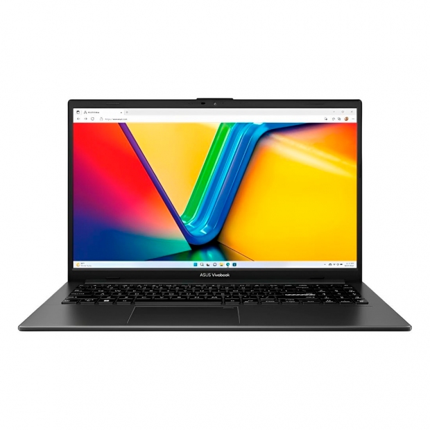 Foto do Produto Notebook Asus Vivobook Go 15 E1504FA-AS33, AMD Ryzen 3 7320U 2.40GHZ (4.1GHZ), 8GB RAM, 128GB SSD, Tela 15.6" Full HD, Windows 11 Home, Inglês, Mixed Preto