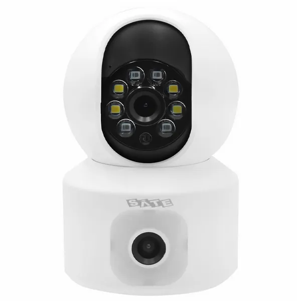 Foto do Produto Câmera IP Satellite A-CAM001 HD com Wi-Fi e Microfone - Branca