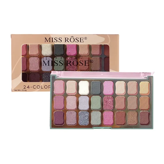 Foto do Produto MISS ROSE PALETA DE SOMBRAS 24 COLORES 7001-044N