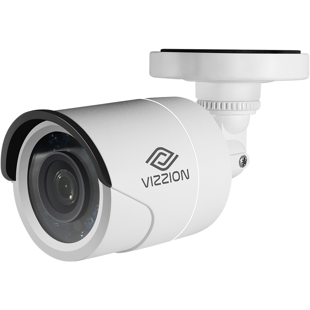 Foto do Produto Câmera De Vigilância Vizzion VZ-BC0T-IR HD Bulled 3.6MM 1MP 720P