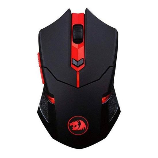 Foto do Produto Mouse Redragon M601WL-BA Óptico Wireless + Mouse Pad