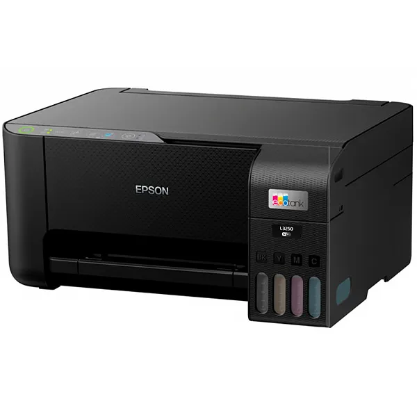 Foto do Produto Impressora Multifuncional Epson EcoTank L3250 3 em 1 com Wi-Fi Bivolt - Preta