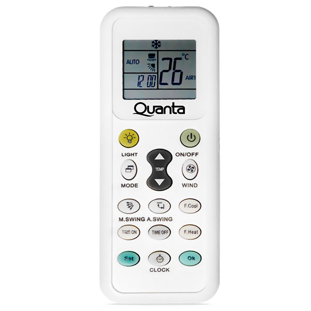 Foto do Produto Controle Universal para Ar Condicionado Quanta QTEAC3010 - Branco