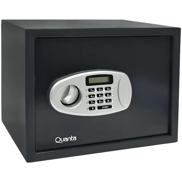 Foto do Produto Cofre Digital Quanta QTCOF25 25 Litros Senha de 8 Dígitos a Pilha - Cinza