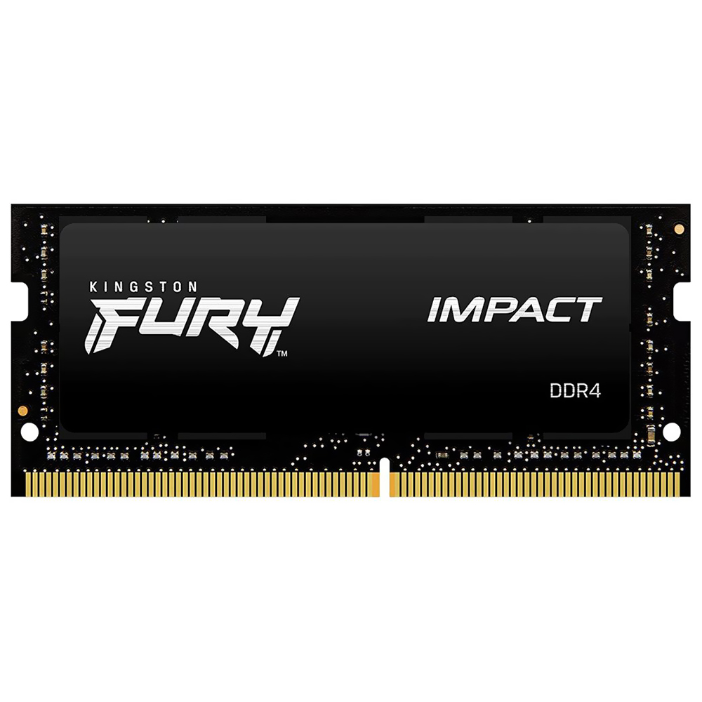 Foto do Produto Memoria RAM para Notebook Kingston Fury Impact DDR4 32GB 3200MHz - Preto (KF432S20IB/32)