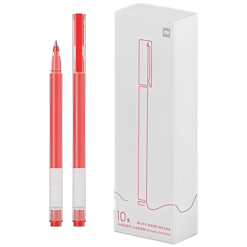 Foto do Produto Caneta Xiaomi Mi High-Capacity Gel Pen (10 Peças) Vermelho 57877-BHR8863GL-MJZXB02WCHW